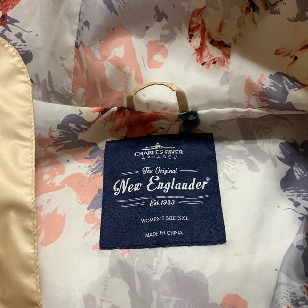 Charles River rain jacket size 3xl